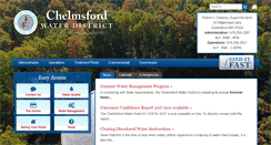 Desktop Screenshot of chelmsfordwater.com
